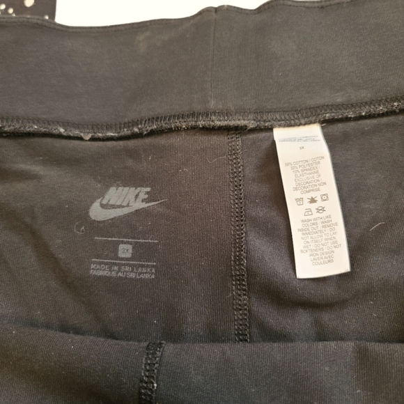 Nike Women's Sportswear Plus Size Leg-A-See High Waisted Leggings 3xl black pink - Picture 11 of 11